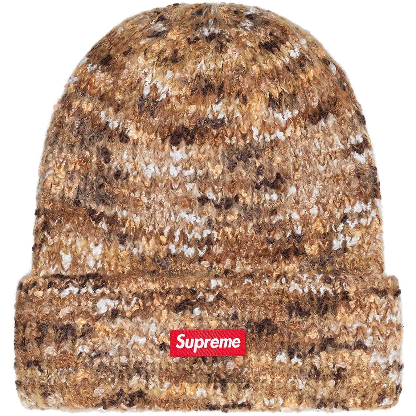 Supreme Space Dye Beanie Tan