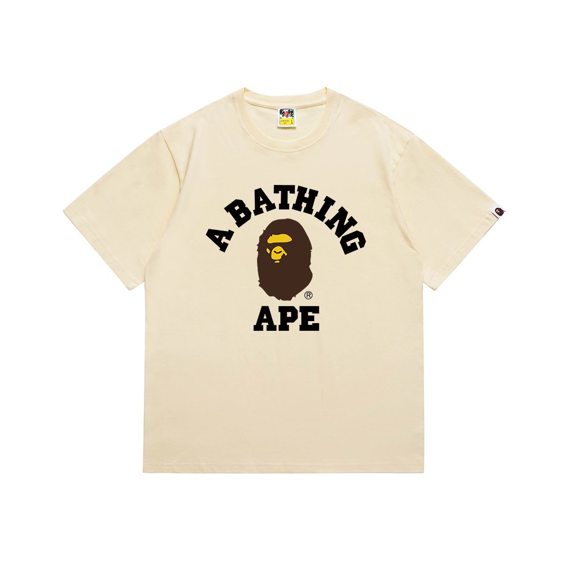 BAPE Ape Head Wordmark Graphic T-Shirt — front