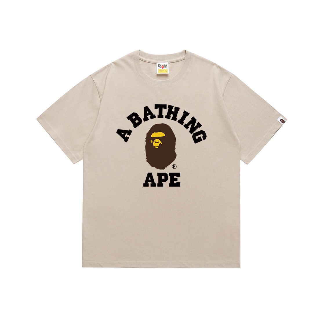 BAPE Ape Head Wordmark Graphic T-Shirt — front