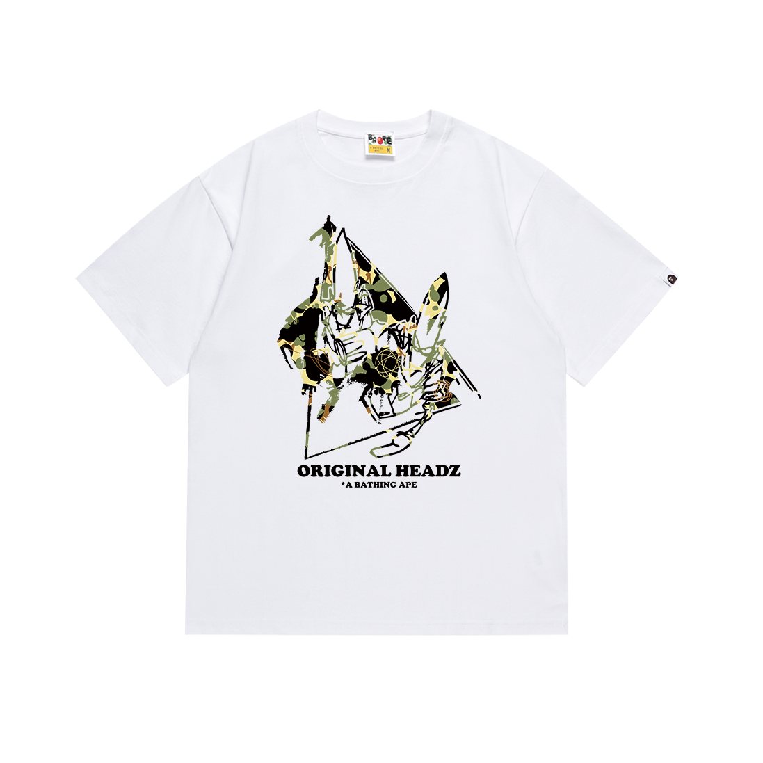 BAPE Front & Back Graphic T-Shirt — front