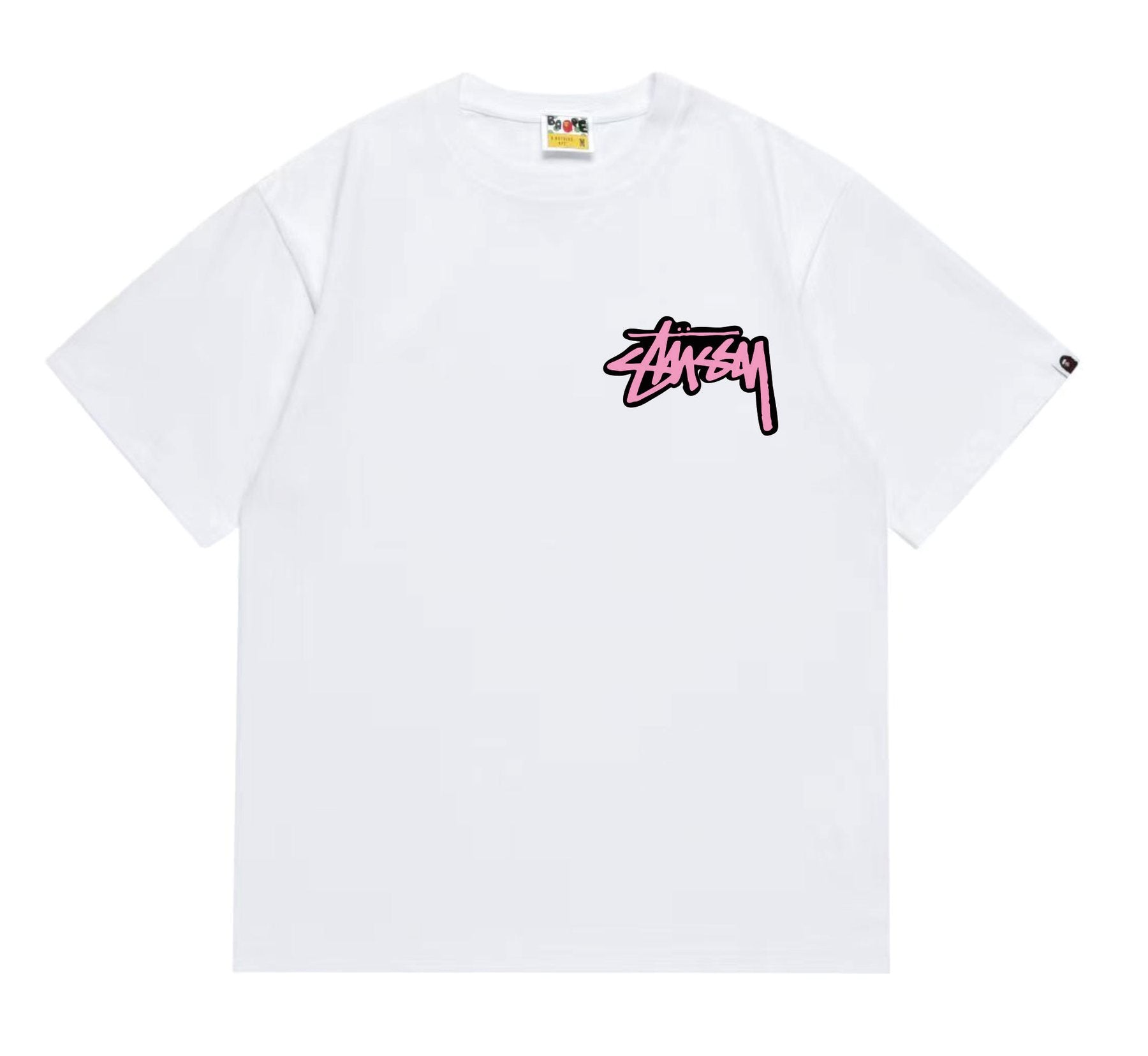 BAPE Dark-Face Graffiti Graphic T-Shirt — front