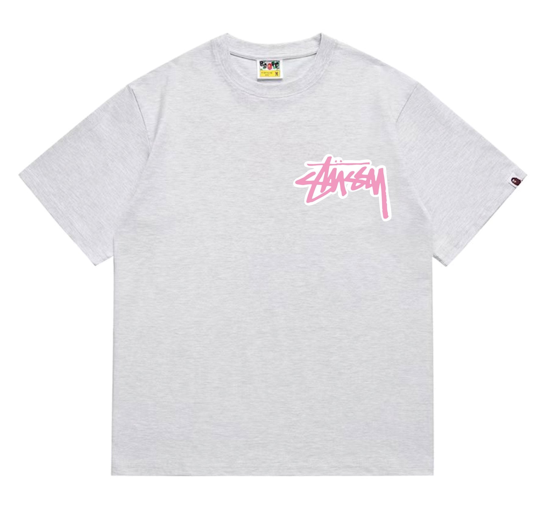 BAPE Light Face Graffiti Wordmark T-Shirt — front