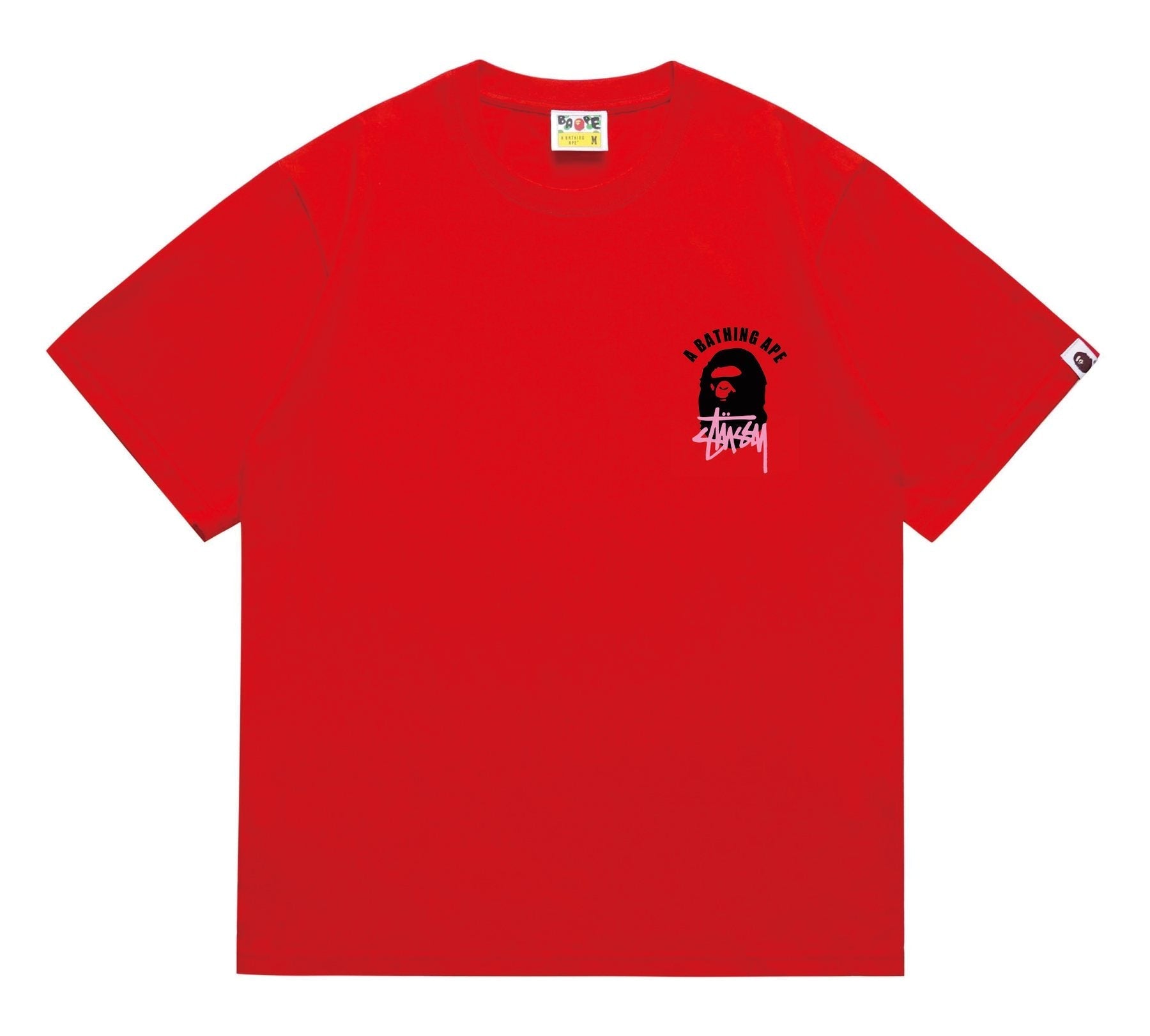 BAPE Black Ape Back Graphic T-Shirt — front