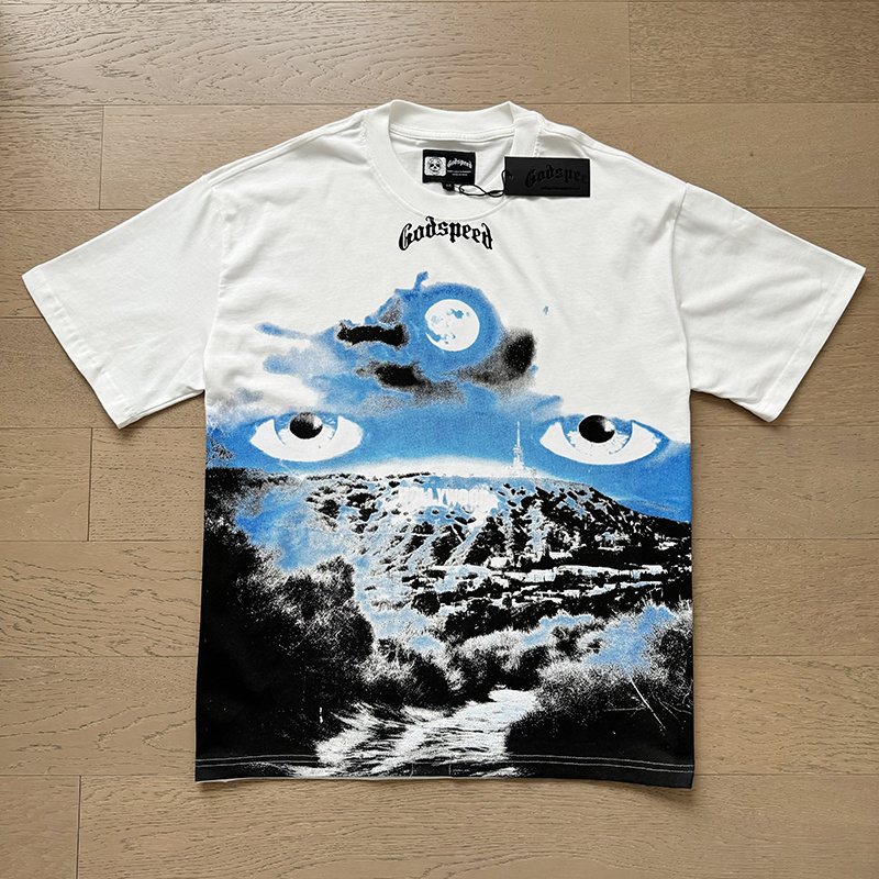 Godspeed Paisley Back Graphic T-Shirt — front