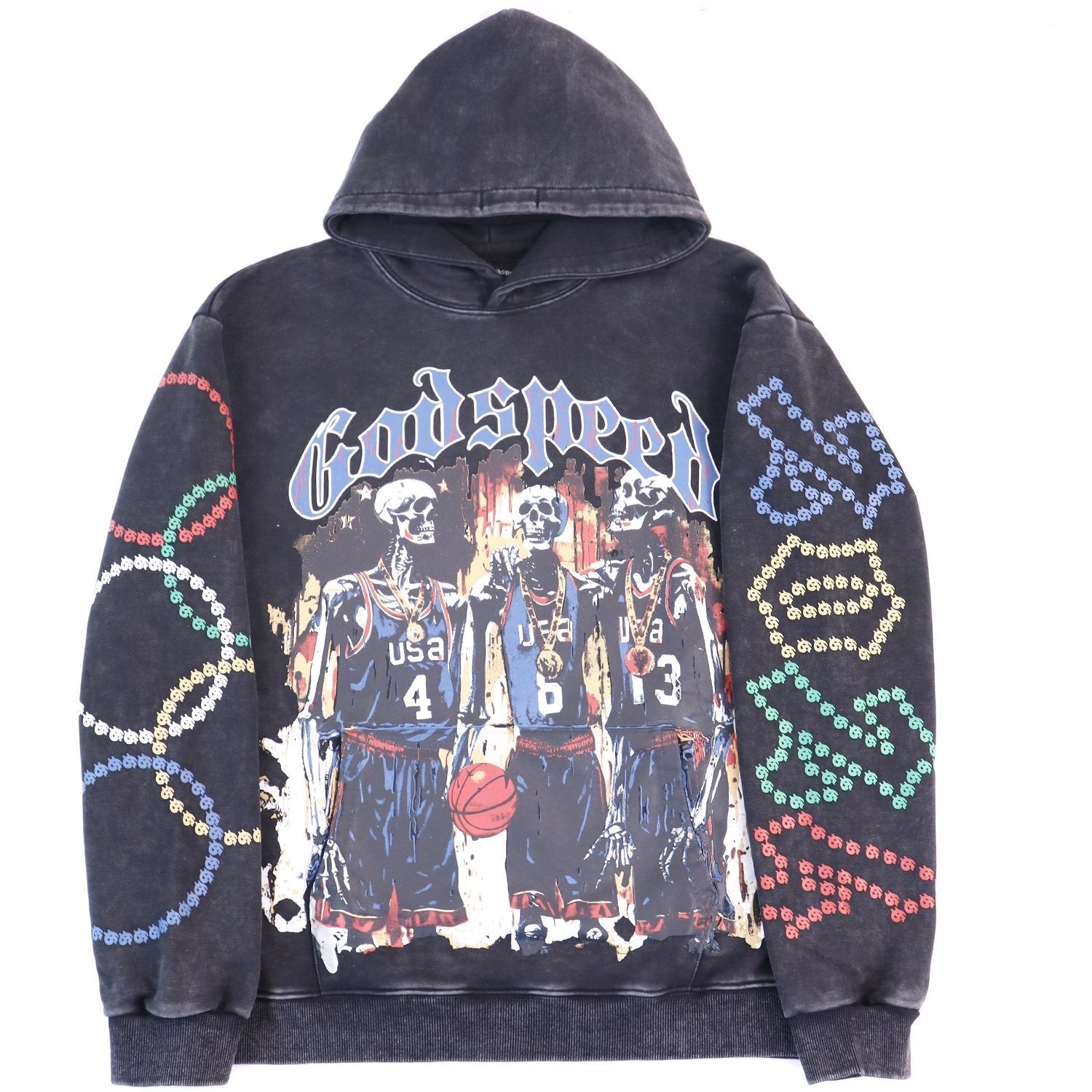 Godspeed Out of Many One Graphic Hoodie — hero