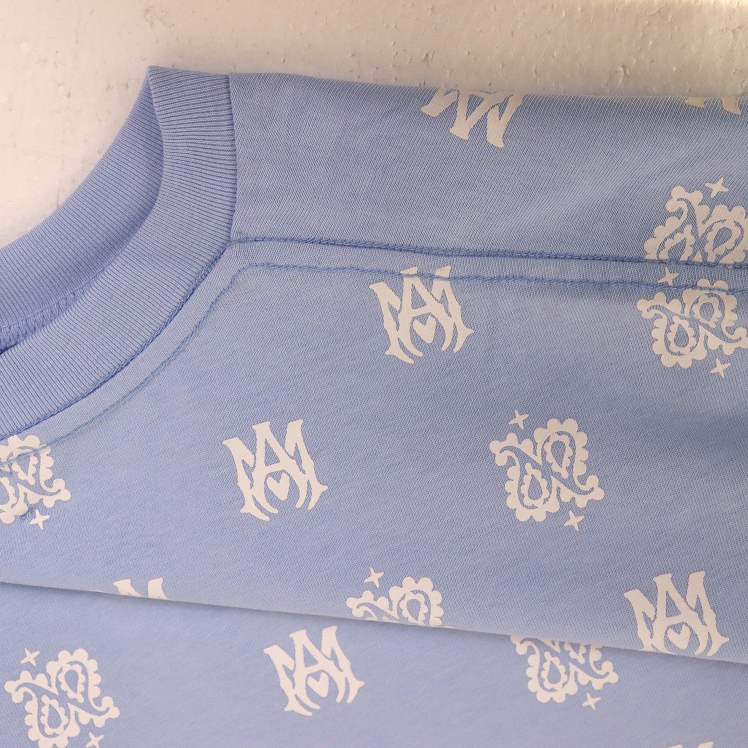 AMIRI Ornamental All-Over Graphic Short-Sleeve T-Shirt — detail