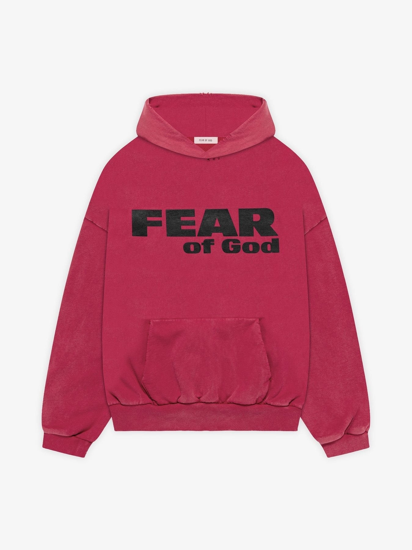 Fear of God Washed Graphic Pullover Hoodie — front
