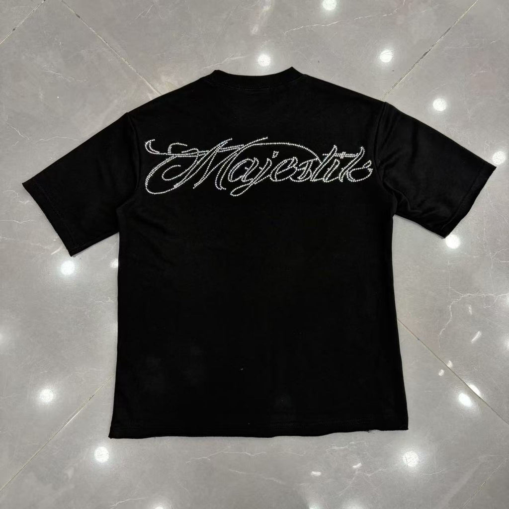 MAJESTIK Script Graphic Short-Sleeve T-Shirt — front