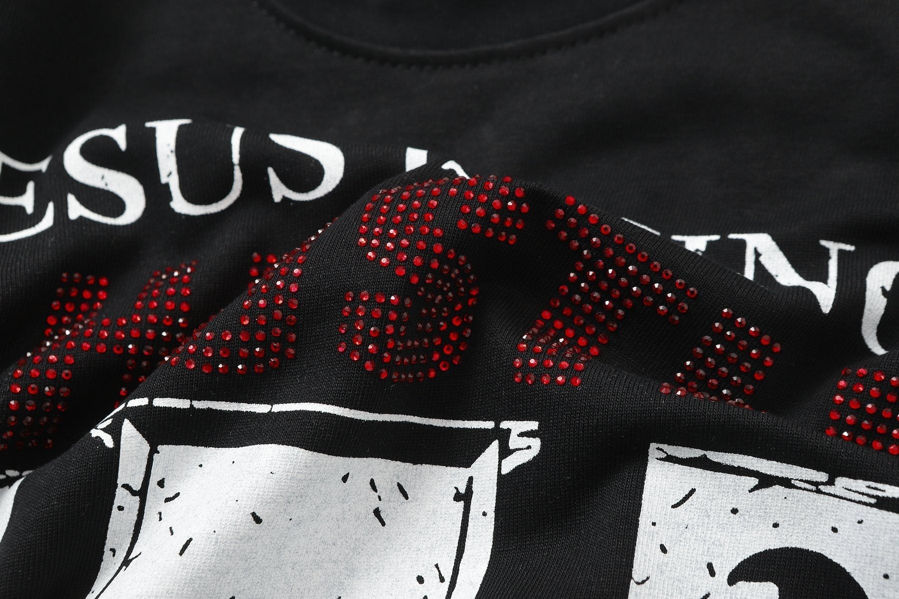 Life Hustlere Jesus Is King Graphic Short-Sleeve T-Shirt — detail