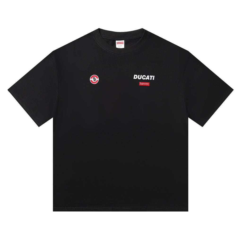 Supreme Ducati Sponsor Graphic Short-Sleeve T-Shirt — hero