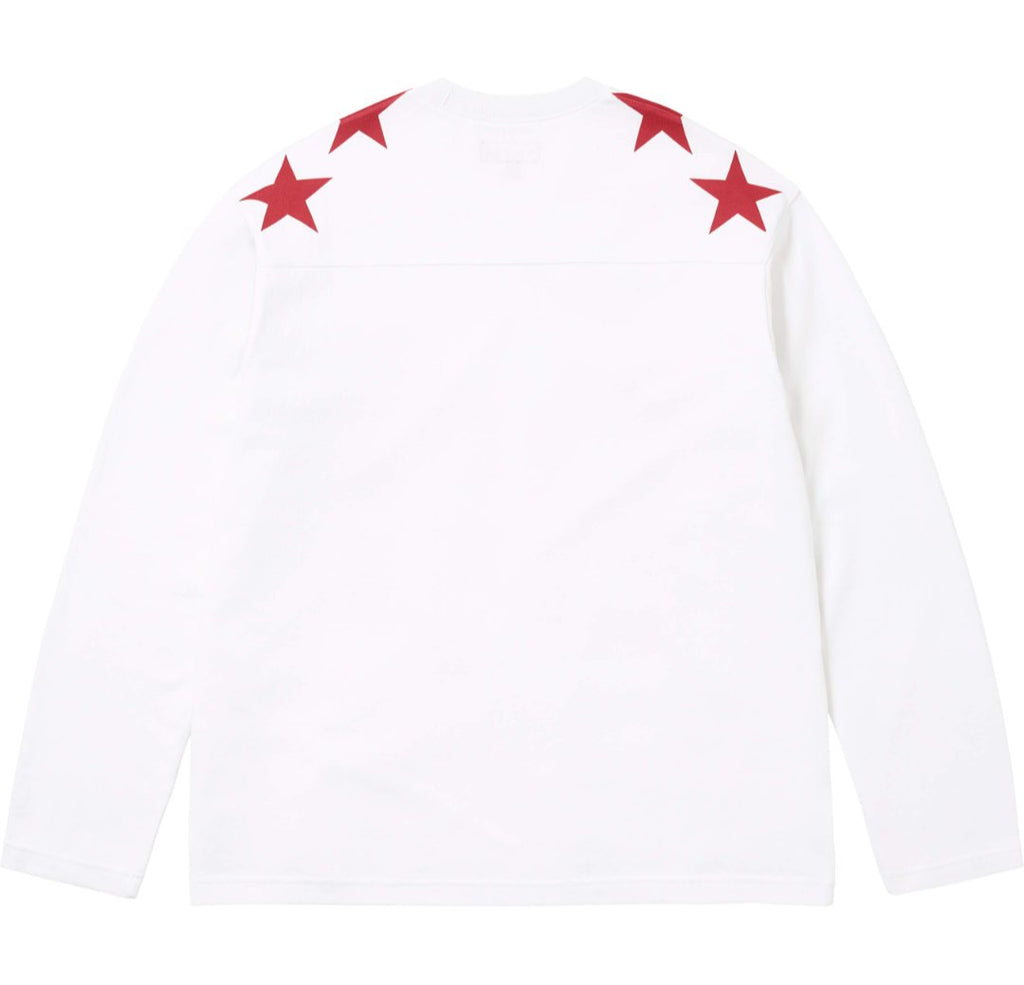 Supreme 88 Star Shoulder Long-Sleeve T-Shirt — back