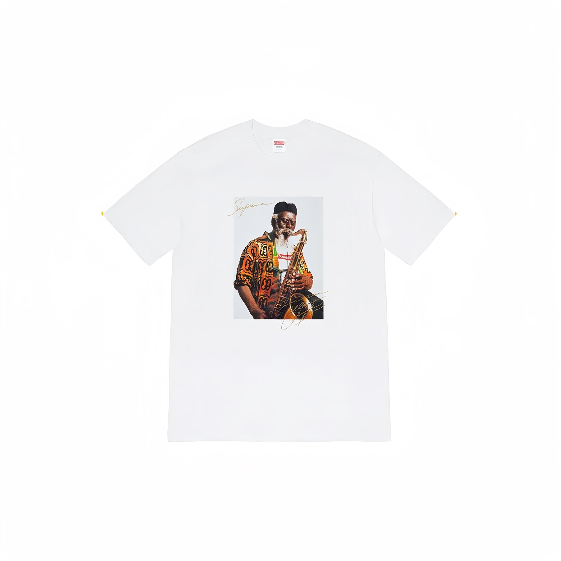 Supreme Pharoah Sanders Saxophone Graphic T-Shirt — front