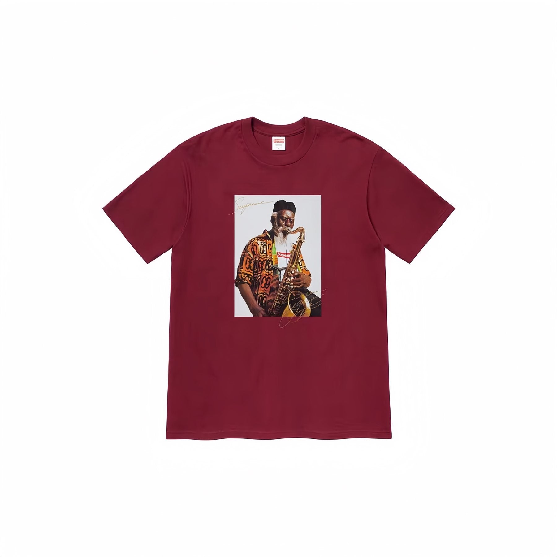 Supreme Pharoah Sanders Saxophone Graphic T-Shirt — front