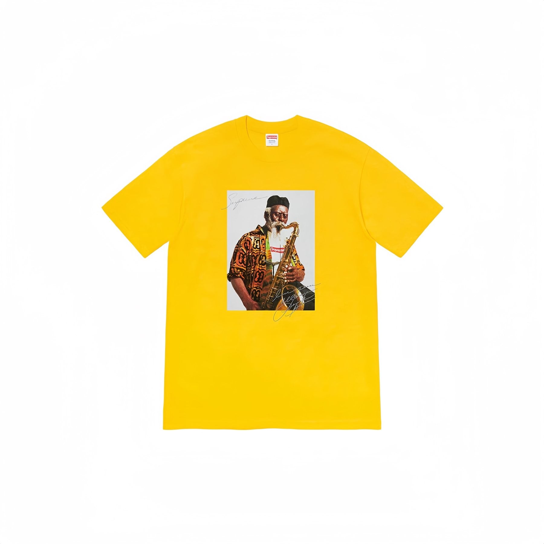 Supreme Pharoah Sanders Saxophone Graphic T-Shirt — front