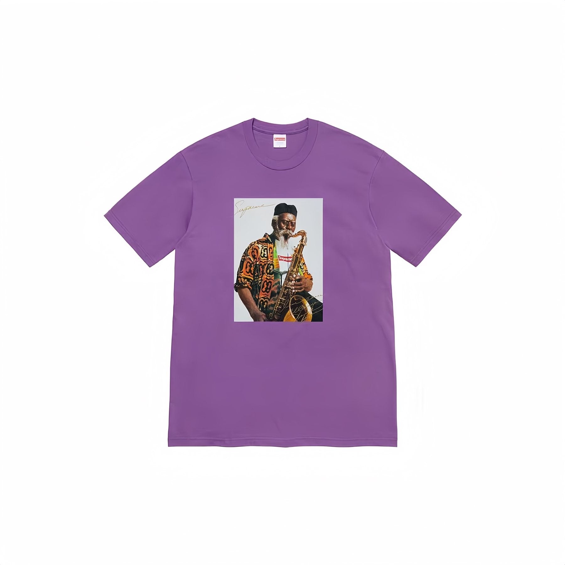 Supreme Pharoah Sanders Saxophone Graphic T-Shirt — front