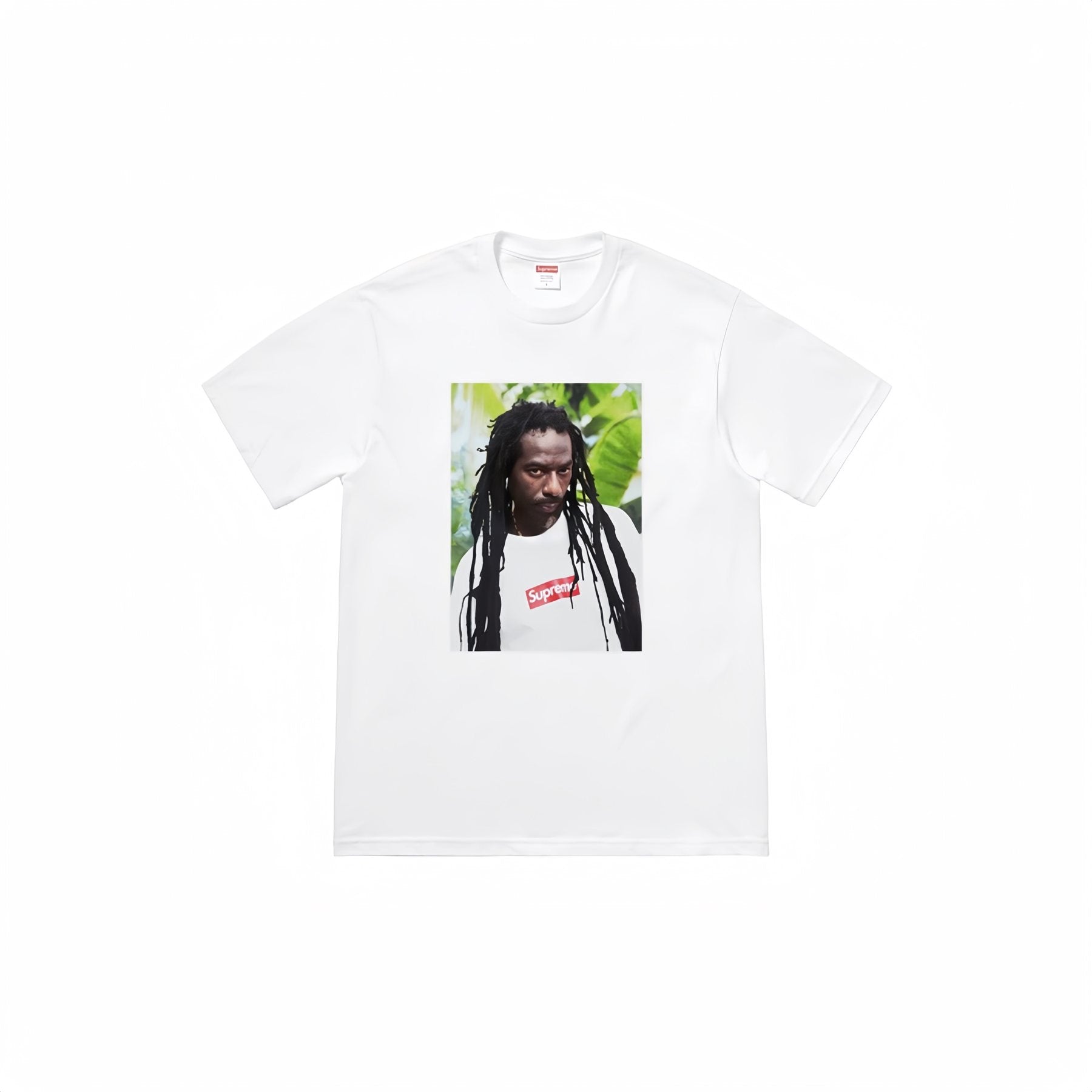 Supreme Buju Banton Portrait Graphic T-Shirt — front