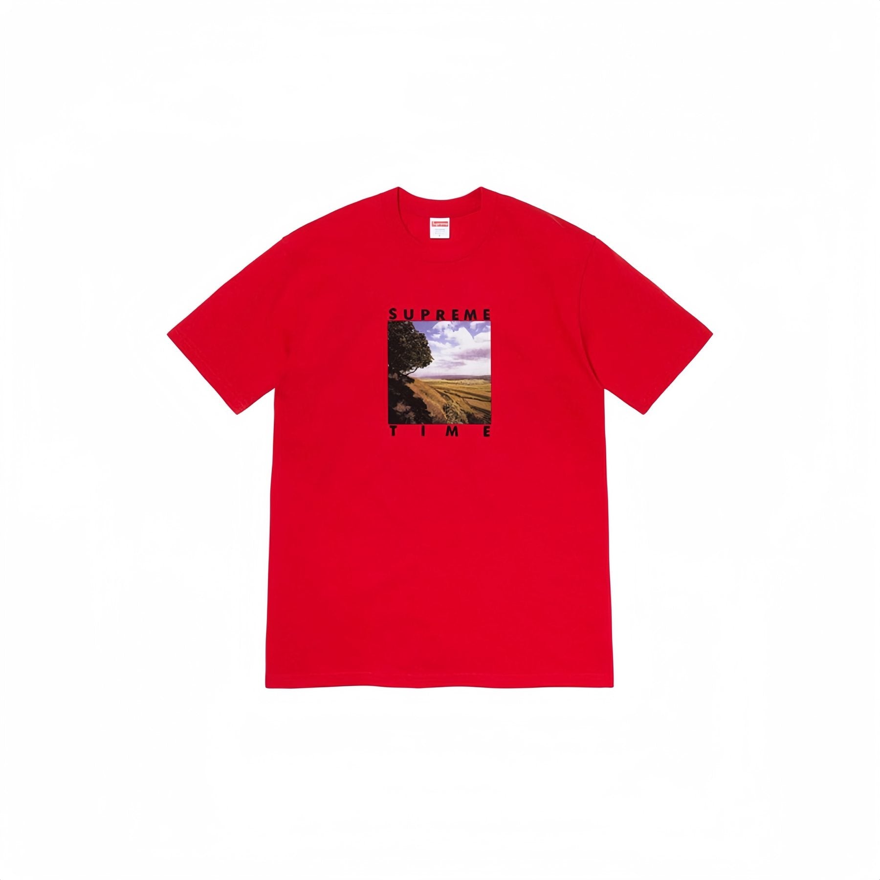 Supreme Time Landscape Graphic T-Shirt — front