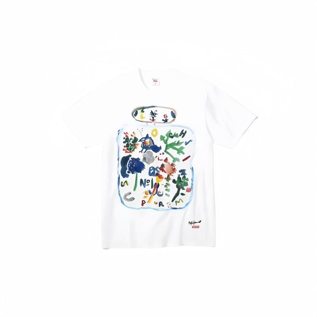 Supreme Paint Graphic Short-Sleeve T-Shirt — front