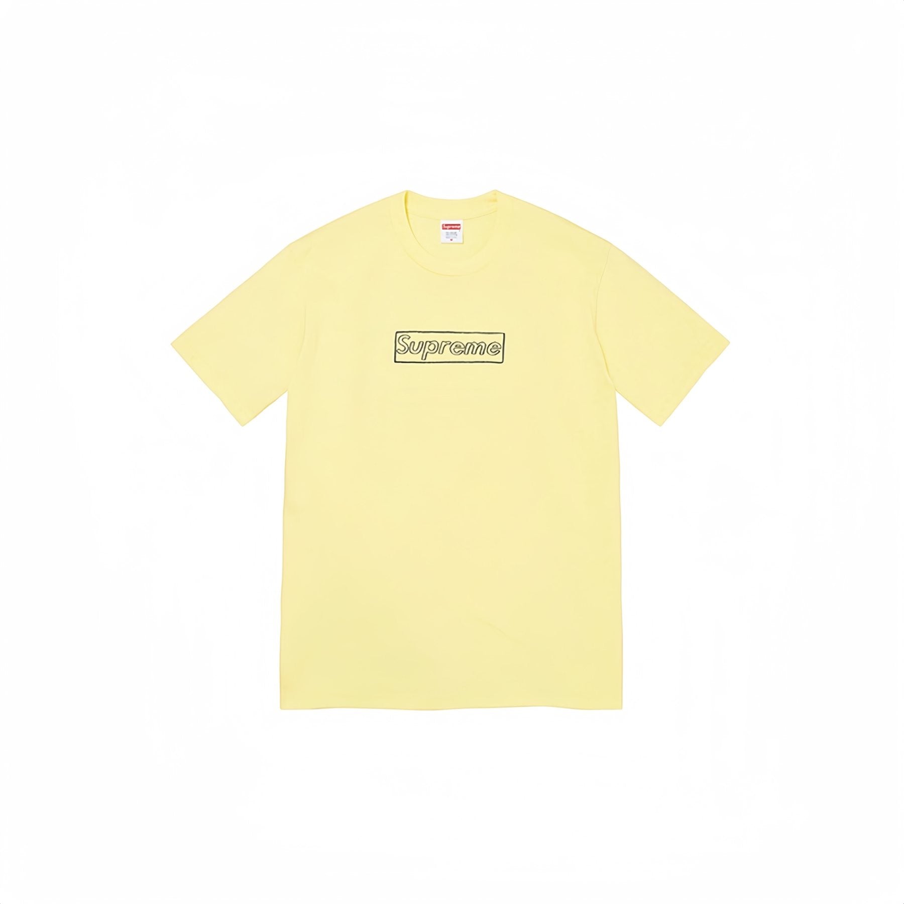 Supreme Chalk Logo Graphic T-Shirt — front