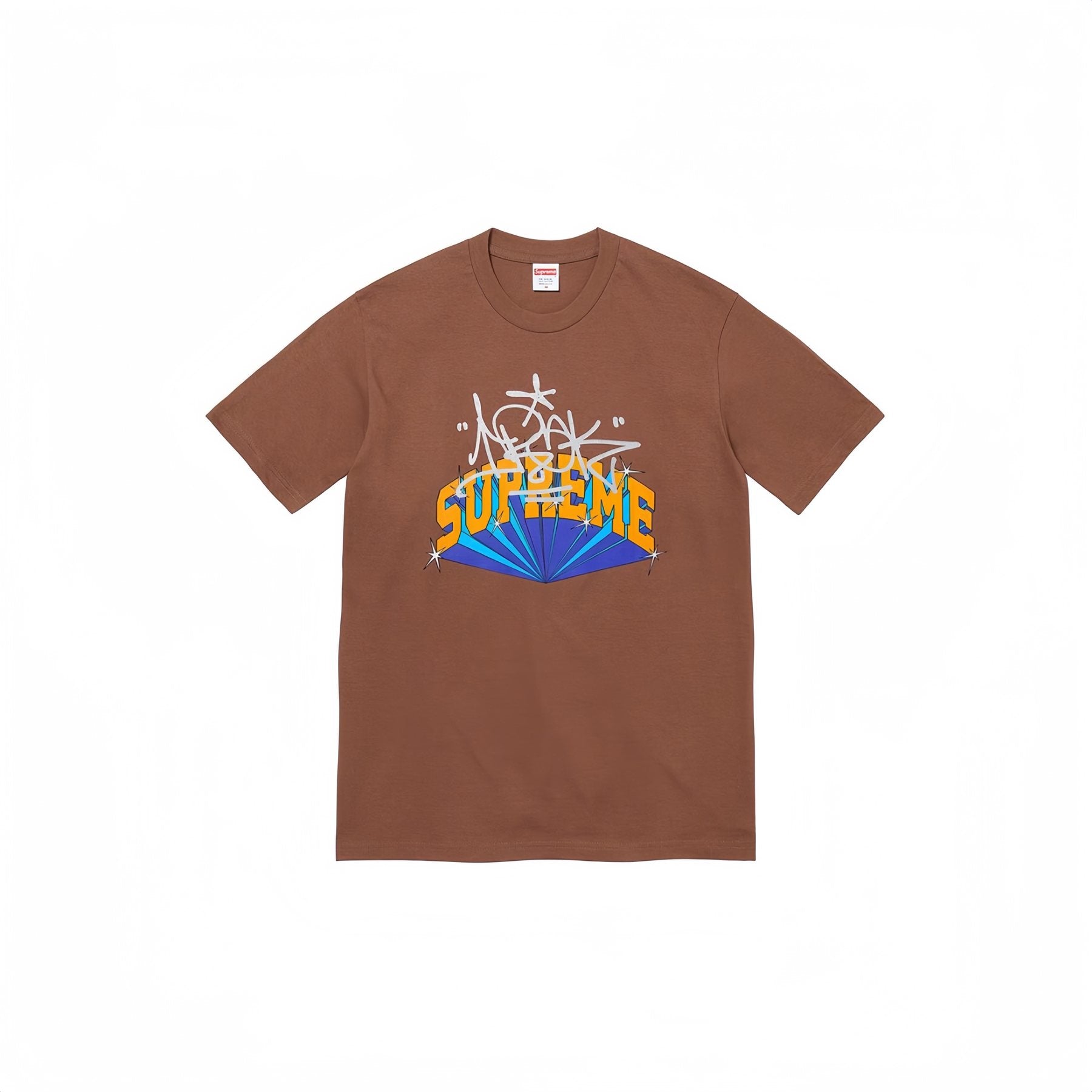 Supreme IRAK Arc Logo Graphic T-Shirt — front
