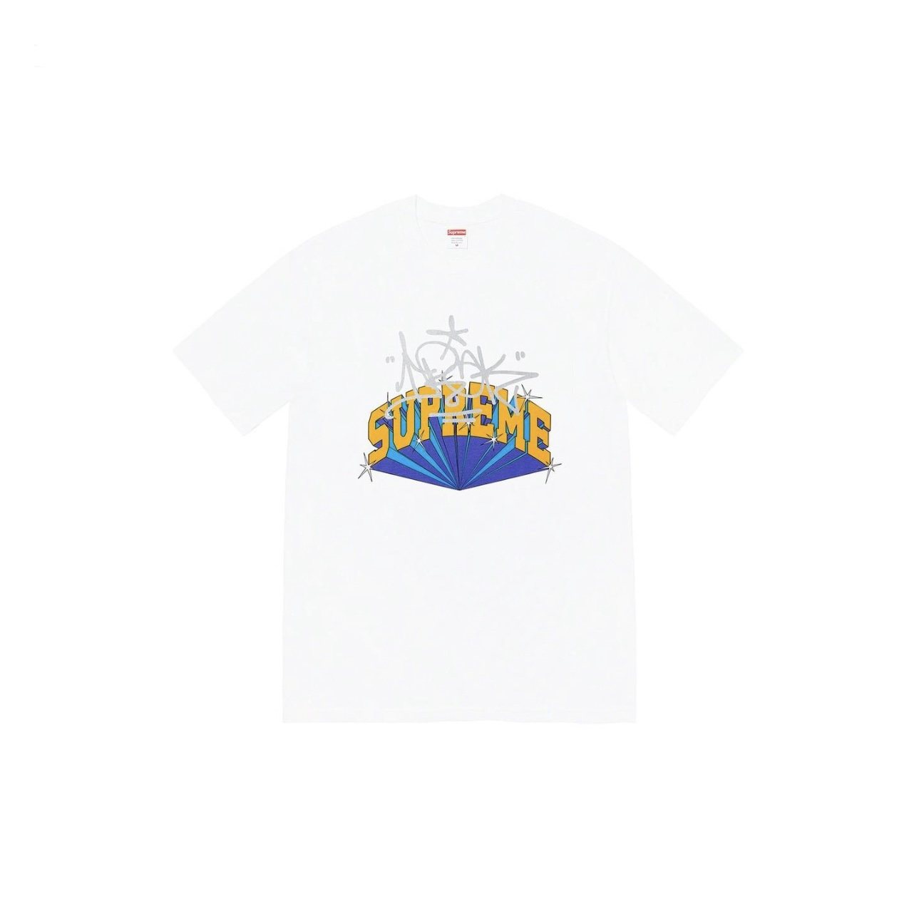Supreme IRAK Arc Logo Graphic T-Shirt — front