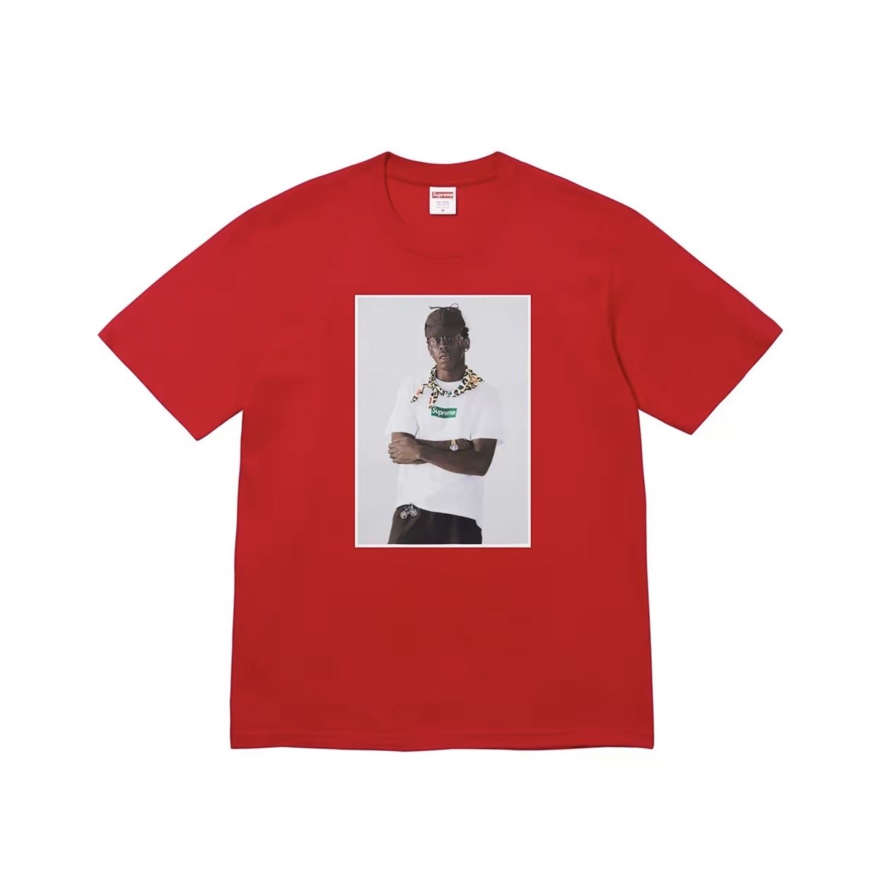 Supreme Tyler The Creator Portrait Graphic T-Shirt — front