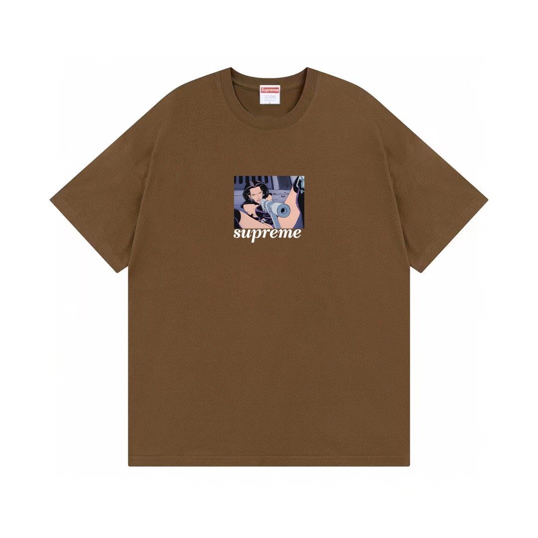 Supreme Aeon Flux Gun Graphic T-Shirt — front