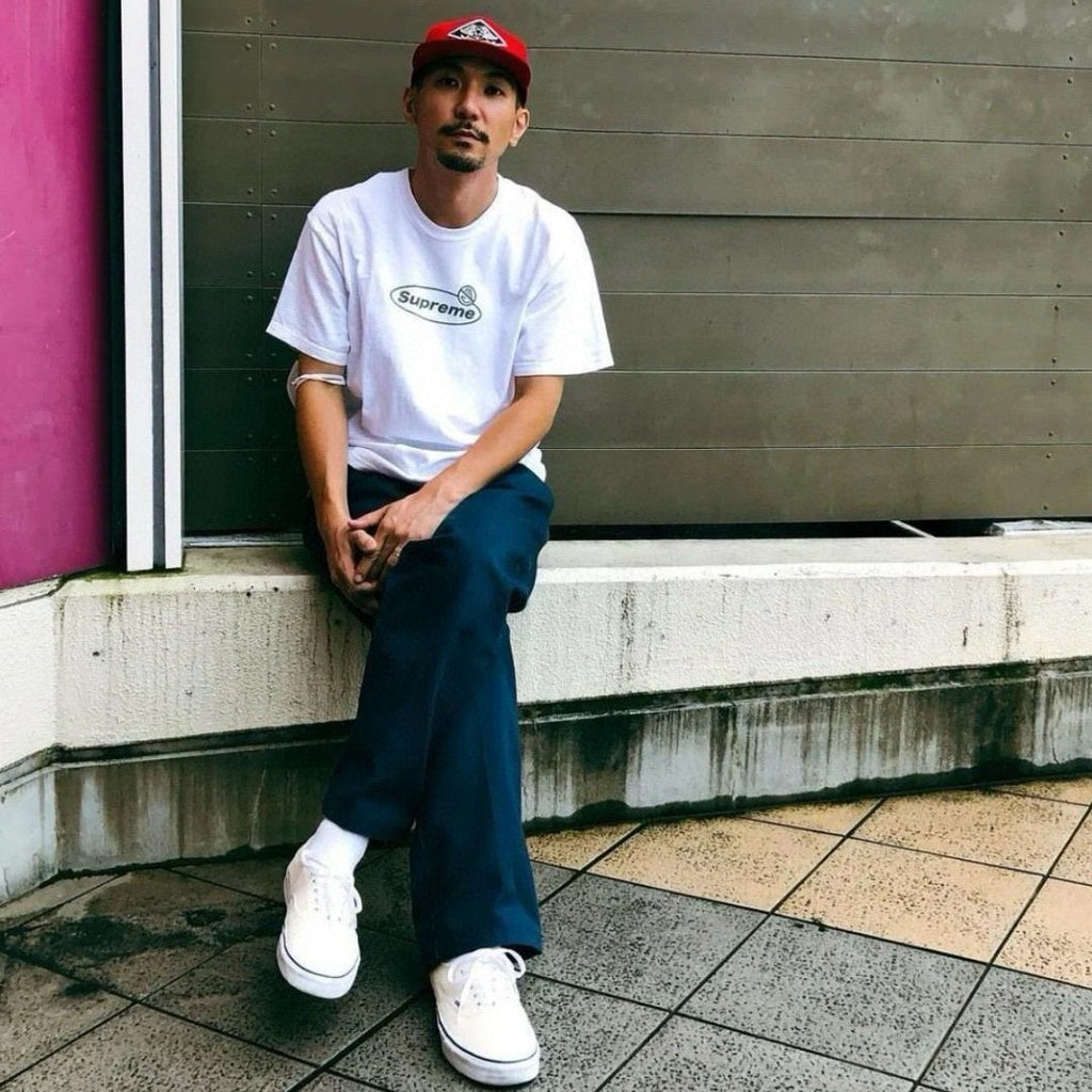 Supreme Warning Graphic Short-Sleeve T-Shirt — context