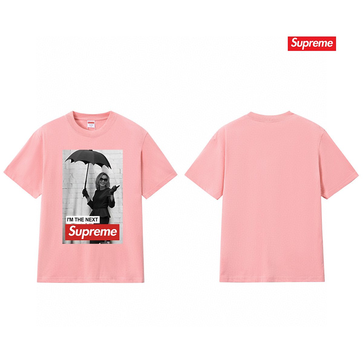 Supreme Umbrella Photo Graphic T-Shirt — comparison