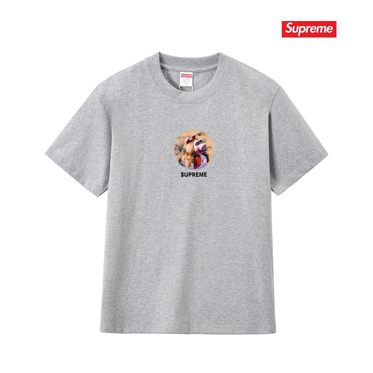 Supreme Chest Graphic Back Print T-Shirt — front