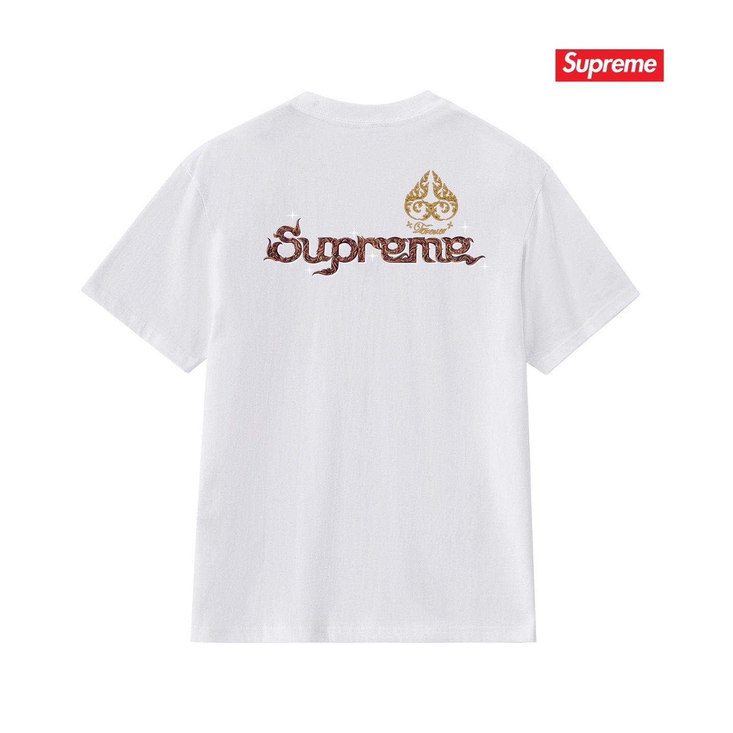 Supreme Peacock Graphic Short-Sleeve T-Shirt — back