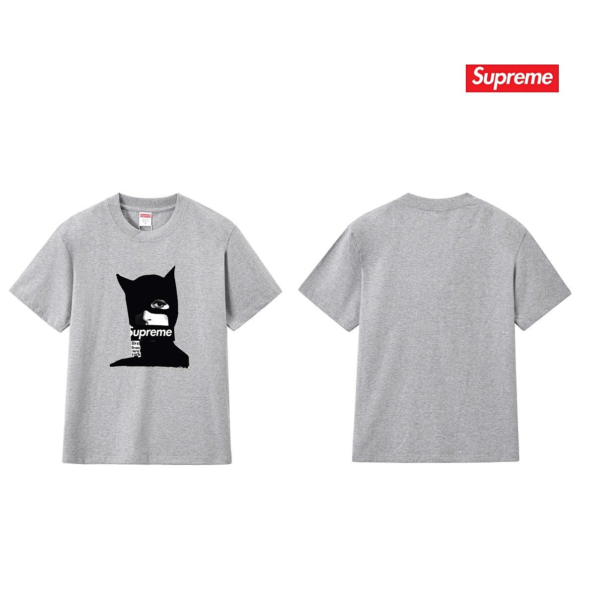 Supreme Cat Graphic Short-Sleeve T-Shirt — back