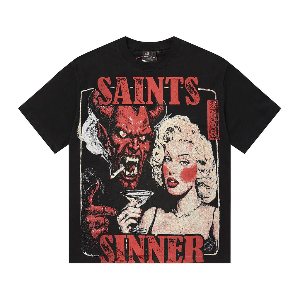 SAINT Front and Back Graphic Short-Sleeve T-Shirt — hero