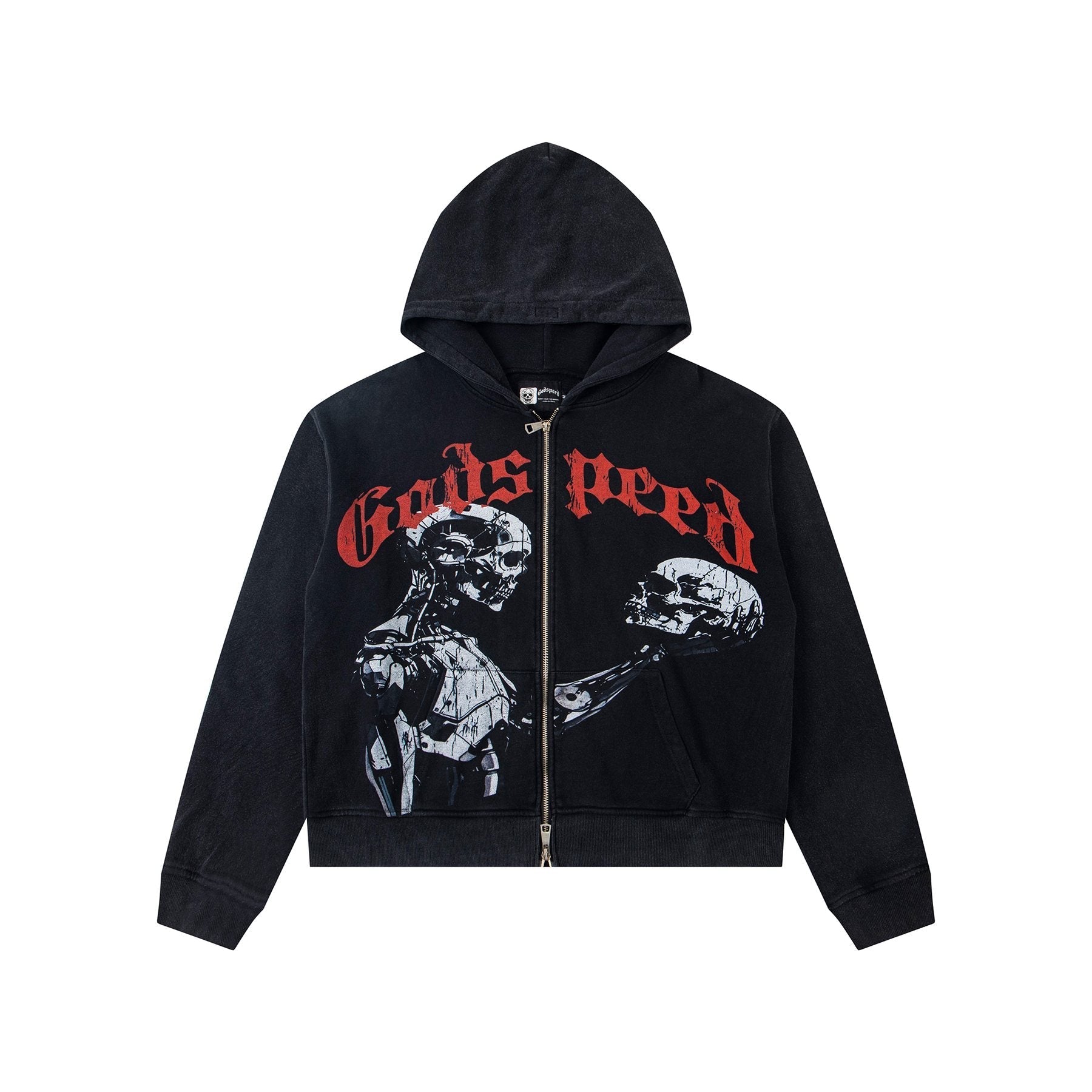 Godspeed Full-Zip Graphic Hoodie — front