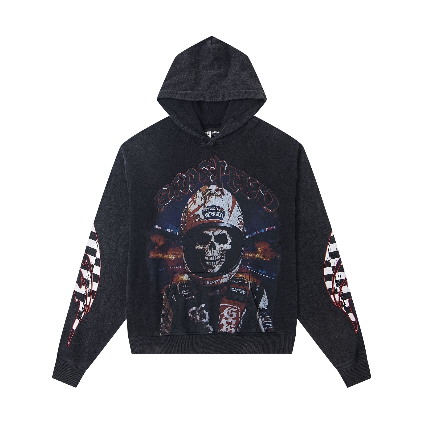 Godspeed Out of Many One Graphic Hoodie — front