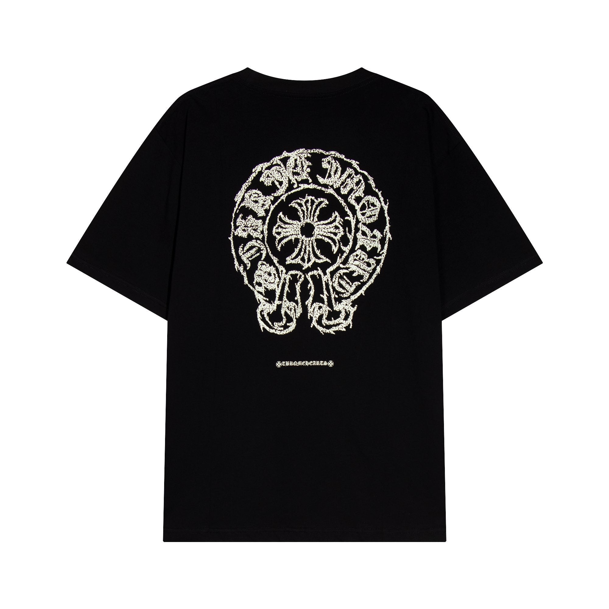 Chrome Hearts Sanskrit Horseshoe Cross Graphic T-Shirt — hero