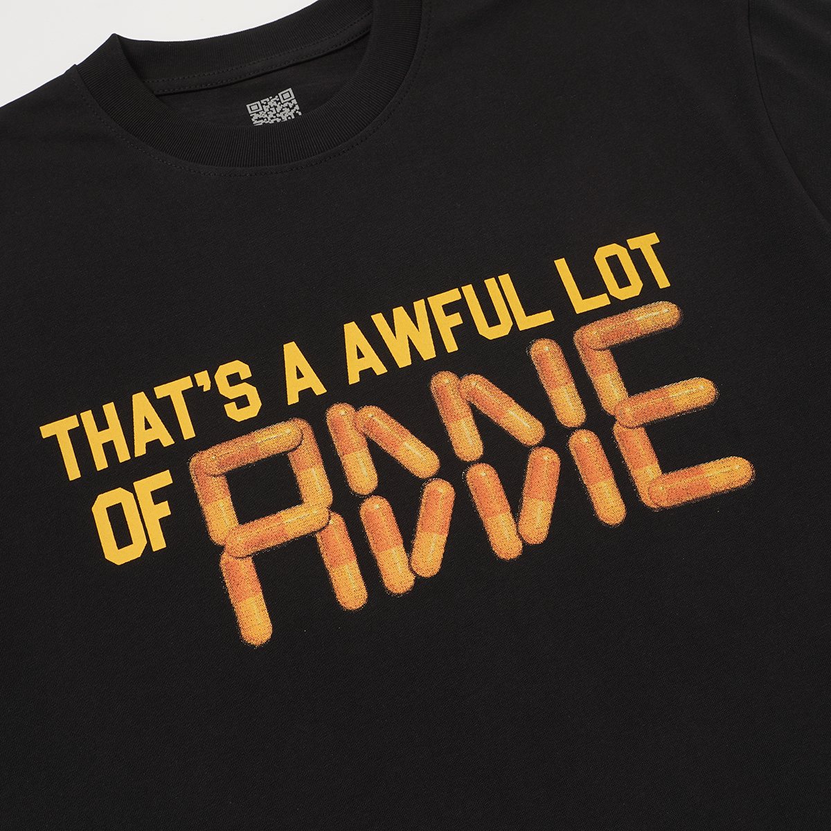THAT'S A AWFUL LOT OF COUGH SYRUP Front & Back Graphic T-Shirt — detail