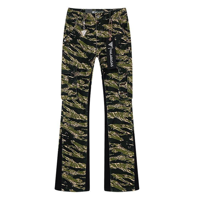VALABASAS Olive Camo Cargo Pants — hero