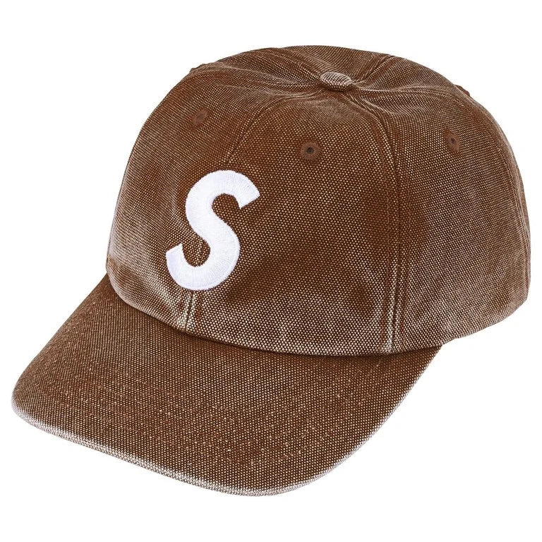 Supreme Pigment Coated S Logo 6-Panel Brown