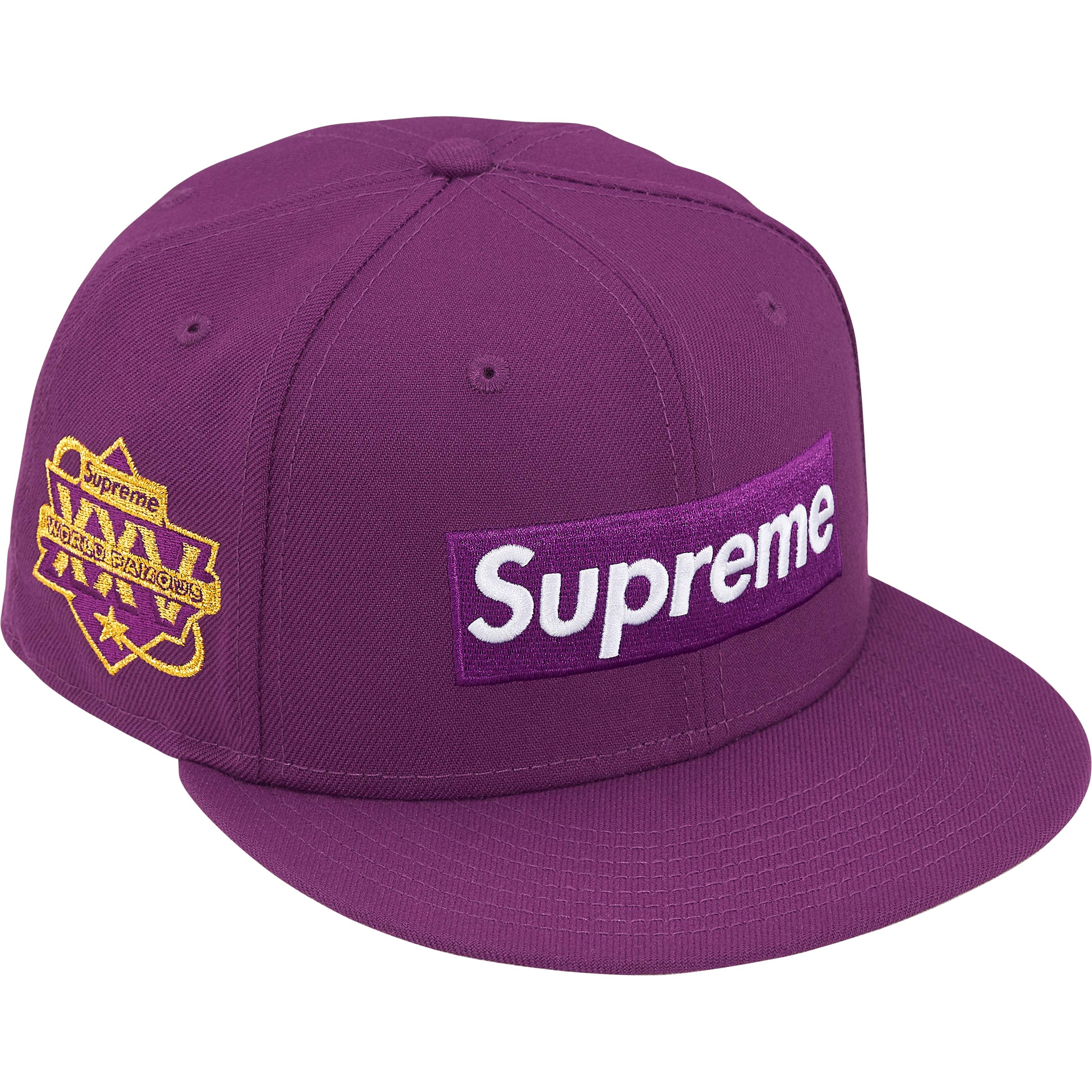 Supreme Championship Box Logo New Era Purple