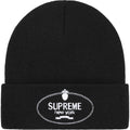 Supreme Crest Beanie Black