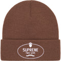 Supreme Crest Beanie Brown