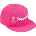 Supreme New Era Breast Cancer Awareness Box Logo Cap Fuchsia