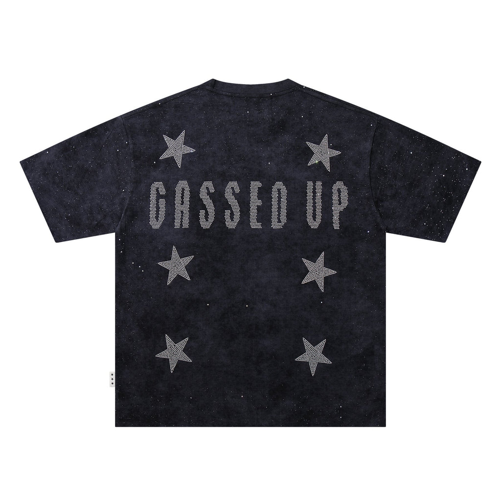BKYS Revival Gassed Rhinestone Graphic T-Shirt — back