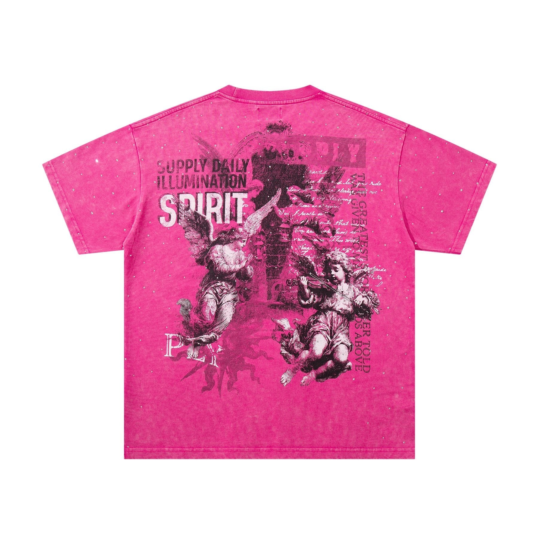 SUPPLY TEE Spirit Angel Embellished Graphic T-Shirt — back