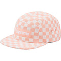 Supreme SS18 Checkerboard Camp Cap Pink