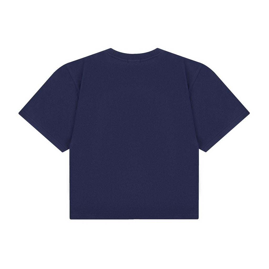 Test2-Ralph Lauren Women's Oversized Drop-Shoulder Pony Embroidered T-Shirt — back